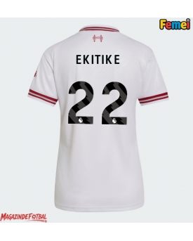 Liverpool Hugo Ekitike #22 Tricou Fotbal Replică 2026-27 Femei Deplasare Liverpool Hugo Ekitike #22 Tricou Fotbal Replică 2026-27 Femei Deplasare